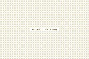 motif islamique, motif de contour géométrique, ornement islamique vectoriel, arrière-plan. vecteur