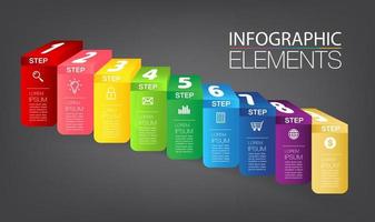 intensification du concept commercial réussi. vecteur d'infographie