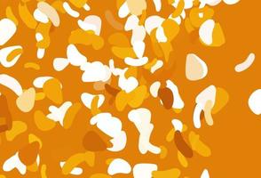 motif vectoriel jaune clair et orange avec des formes chaotiques.