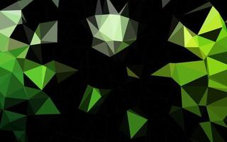 motif polygonal de vecteur vert clair.