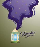 l'icône pour le ramadan et l'ied al fitr est une icône et un arrière-plan moeslim méchants vecteur