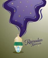l'icône pour le ramadan et l'ied al fitr est une icône et un arrière-plan moeslim méchants vecteur