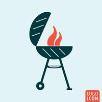 barbecue barbecue icône vecteur