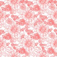 Tendance Floral Seamless Pattern vecteur