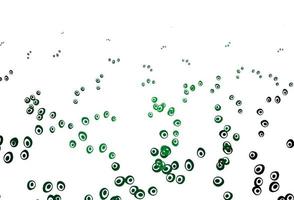 disposition de vecteur vert clair avec des formes de cercle.