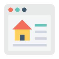 concepts de sites immobiliers vecteur