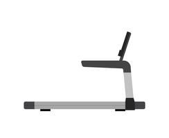 Tapis roulant - équipement de sport pour marcher ou courir, isolé sur fond blanc. illustration vectorielle vecteur