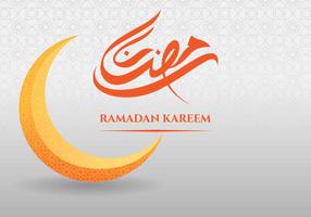 Ramadan Kareem fond de carte de voeux vecteur