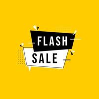 bannière de vente flash vecteur