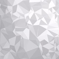 Fond polygonale blanc gris, modèles de conception créative vecteur