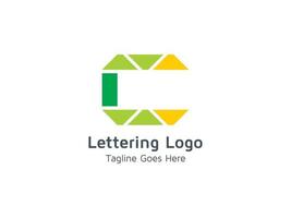 lettre c vecteur conception clipart illustration symbole logo modèle pro vecteur