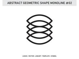 conception de carreaux forme géométrique abstraite vecteur monoline gratuit