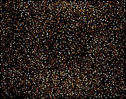 chutes d&#39;eau paillettes d&#39;or sparkle-bubbles particules de champagne étoiles concept de vacances bonne année fond noir. vecteur