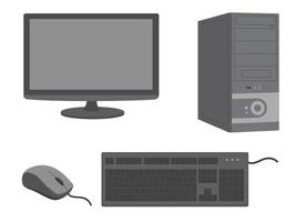 éléments informatiques mis en vecteur clipart design