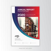 Rapport annuel Corporate Design créatif vecteur