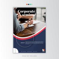 Rapport annuel Corporate Design créatif vecteur