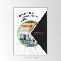 Rapport annuel Corporate Design créatif vecteur