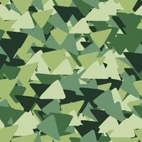 motif abstrait sans couture composé de triangles dans des tons kaki. vecteur
