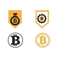 illustration de logo bitcoin vecteur