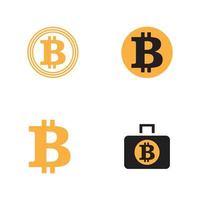 illustration de logo bitcoin vecteur