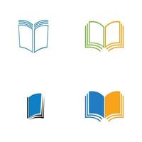 vecteur de logo de livre