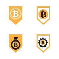 illustration de logo bitcoin vecteur