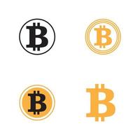 illustration de logo bitcoin vecteur