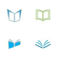 vecteur de logo de livre