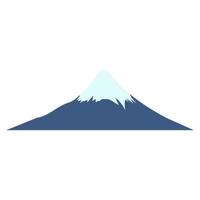 clip art du mont fuji avec dessin animé vecteur