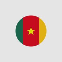 drapeau national du cameroun, couleurs officielles et proportion correctement. illustration vectorielle. eps10. vecteur