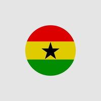 drapeau national du ghana, couleurs officielles et proportion correctement. illustration vectorielle. eps10. vecteur