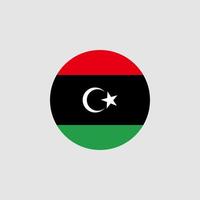 drapeau national de la libye, couleurs officielles et proportion correctement. illustration vectorielle. eps10. vecteur