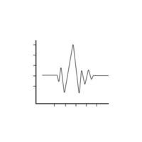 icône de pictogramme d'onde sonore. illustration vectorielle isolée sur fond blanc. vecteur