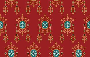 motif harmonieux indien abstrait ethnique en broderie tribale, folklorique et style asiatique. ornement d'art géométrique aztèque print.design pour tapis, papier peint, vêtements, emballage, tissu, couverture, textile. vecteur