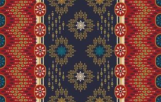 motif harmonieux indien abstrait ethnique en broderie tribale, folklorique et style asiatique. ornement d'art géométrique aztèque print.design pour tapis, papier peint, vêtements, emballage, tissu, couverture, textile. vecteur