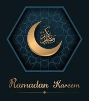 modèle de ramadan kareem concept simple et moderne illustration vectorielle vecteur