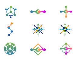 Conception d&#39;illustration vectorielle molécule