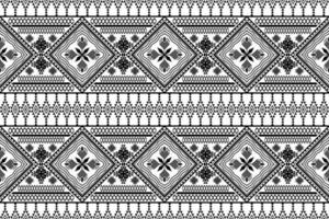 motif traditionnel oriental ethnique géométrique.figure style de broderie tribale.design pour papier peint, vêtements, emballage, tissu, illustration vectorielle vecteur