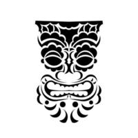 masque tribal guerrier. bon pour les imprimés, les tatouages et les t-shirts. isolé. vecteur