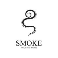 illustration de logo d'icône de vapeur de fumée isolée sur fond blanc icônes de vaporisation d'arôme. sent vecteur ligne icône arôme chaud puanteur ou cuisson vapeur symboles odeur ou vapeur