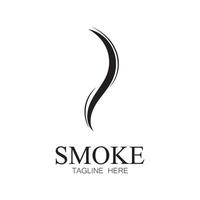 illustration de logo d'icône de vapeur de fumée isolée sur fond blanc icônes de vaporisation d'arôme. sent vecteur ligne icône arôme chaud puanteur ou cuisson vapeur symboles odeur ou vapeur