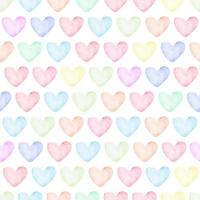 arc-en-ciel pastel aquarelle coeur motif transparent vecteurs eps10 illustration vecteur