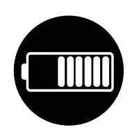 Icône de symbole de batterie vecteur