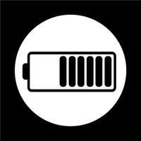 Icône de symbole de batterie vecteur