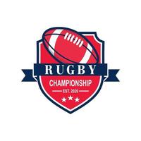 vecteur de rugby, vecteur de logo de sport