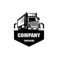 logo de camionnage, vecteur de logo de fret