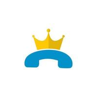 logo d'appel du roi, logo d'appel abstrait vecteur