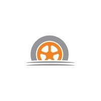 logo de roue, vecteur de logo automobile