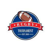 vecteur de rugby, vecteur de logo de sport