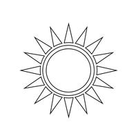 sun iconSign of vecteur